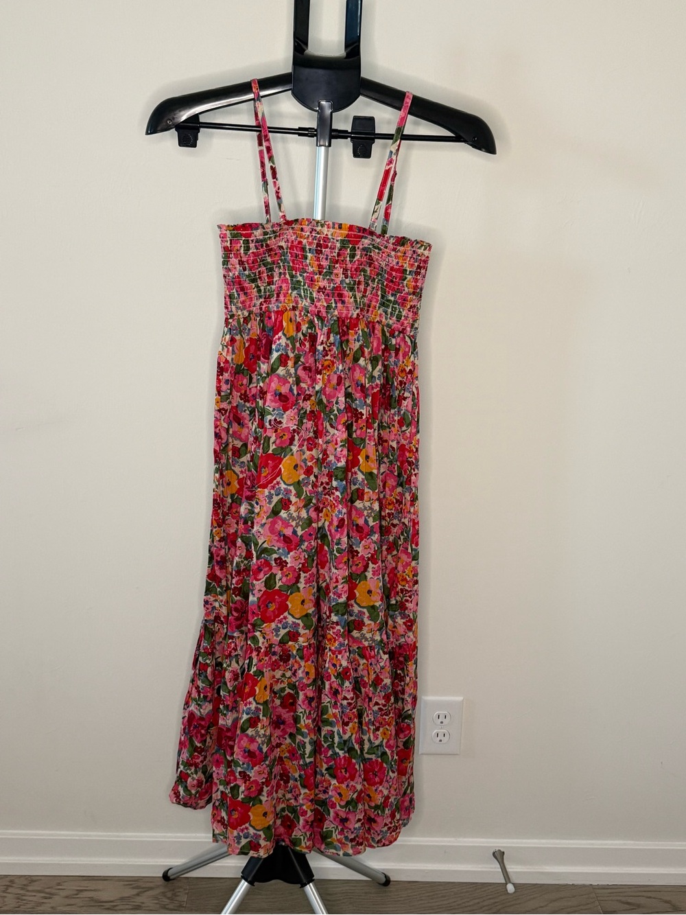 Natural Life Convertible Floral Maxi Skirt Strapless Dress Removable Straps XS - Picture 4 of 9